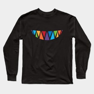 MADNESS || RAINBOW SHARK JAW TEETH GRILLZ Long Sleeve T-Shirt
